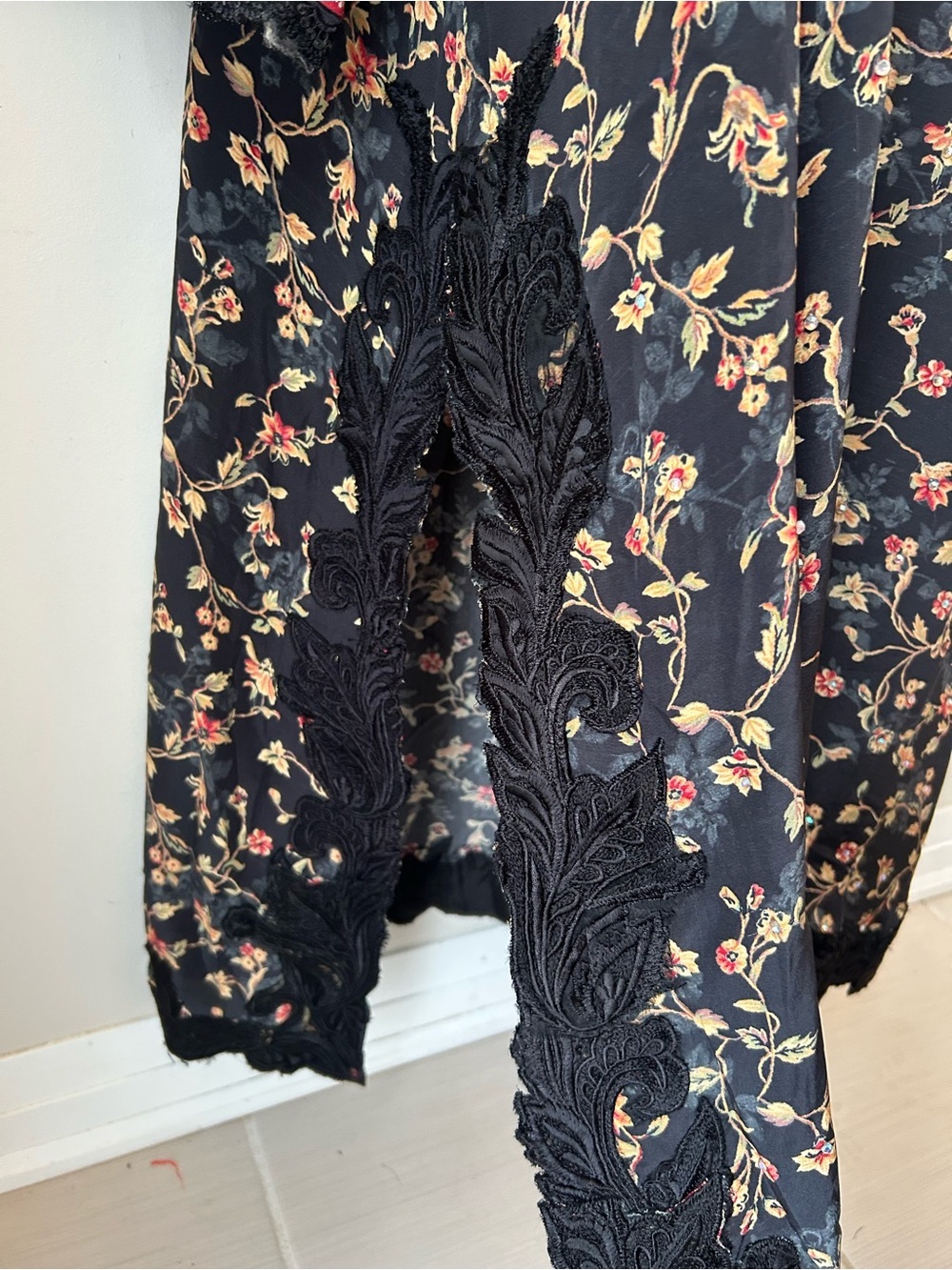 Stunning Kaftan Tunic Dress Boho Luxe Embroidered | Johnny Was Style Artisan - Picture 6 of 16